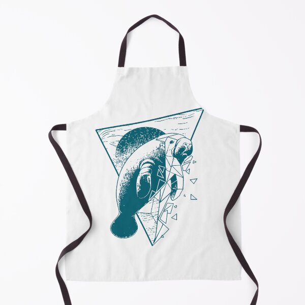 Item preview, Geometric Dugon Retro Ocean designed and sold by Wolfinwolf.