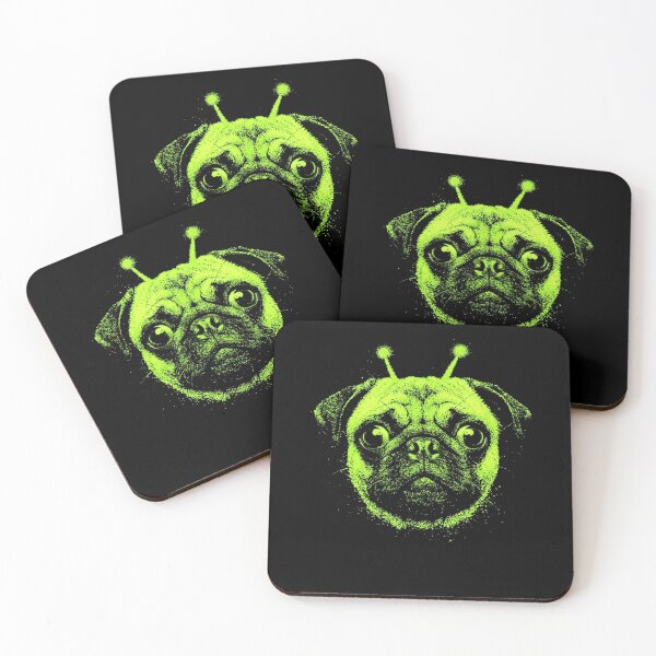 Item preview, Y2K Alien Pug Halloween Spooky Dog designed and sold by d247.