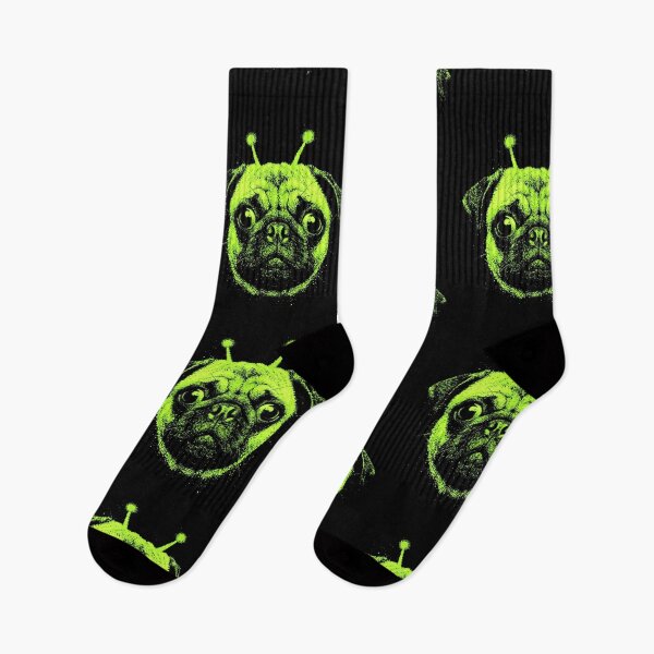 Item preview, Y2K Alien Pug Halloween Spooky Dog designed and sold by d247.