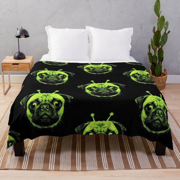 Item preview, Y2K Alien Pug Halloween Spooky Dog designed and sold by d247.