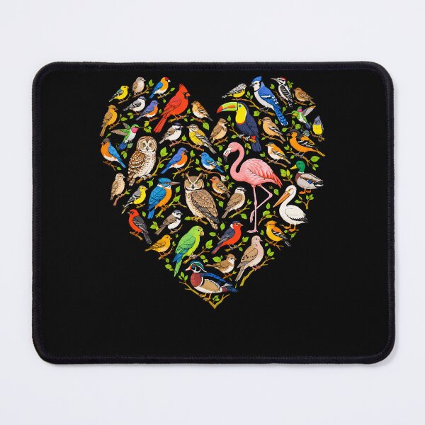 Item preview, Bird Heart Colorful Birding Bird Watcher Nature Lover Gift designed and sold by 519xdesign.