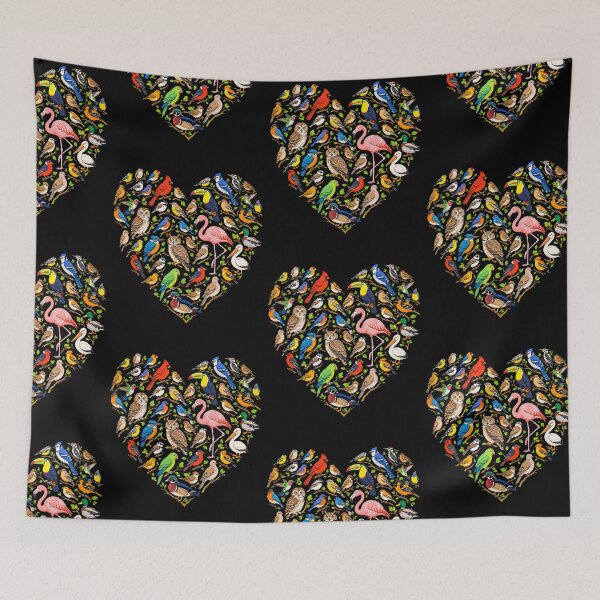 Item preview, Bird Heart Colorful Birding Bird Watcher Nature Lover Gift designed and sold by 519xdesign.