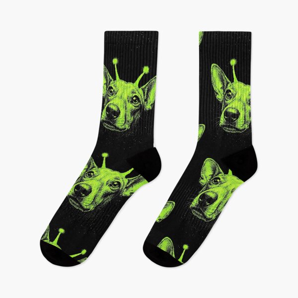 Item preview, Y2K Alien Dog Halloween Spooky Pup designed and sold by d247.
