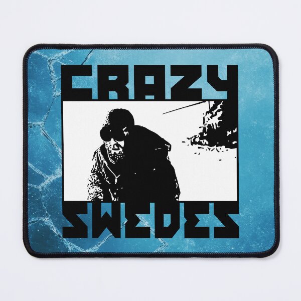 Item preview, Crazy Swedes (B&W Print) designed and sold by GritFX.