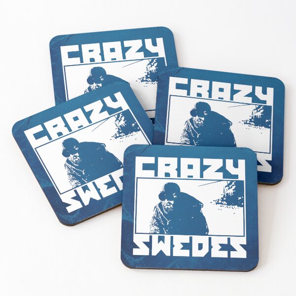 Item preview, Crazy Swedes (White Print) designed and sold by GritFX.