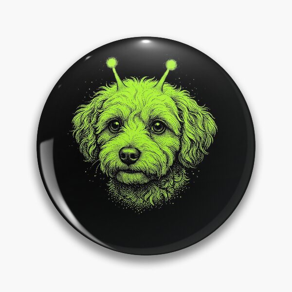 Item preview, Y2K Alien Dog Halloween Extraterrestrial Pup designed and sold by d247.
