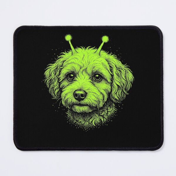 Item preview, Y2K Alien Dog Halloween Extraterrestrial Pup designed and sold by d247.