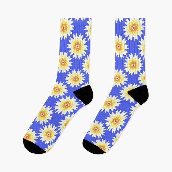 Item preview, Geometric Sunflower Pattern designed and sold by Tickety Boo.
