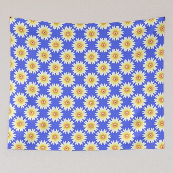 Item preview, Geometric Sunflower Pattern designed and sold by Tickety Boo.