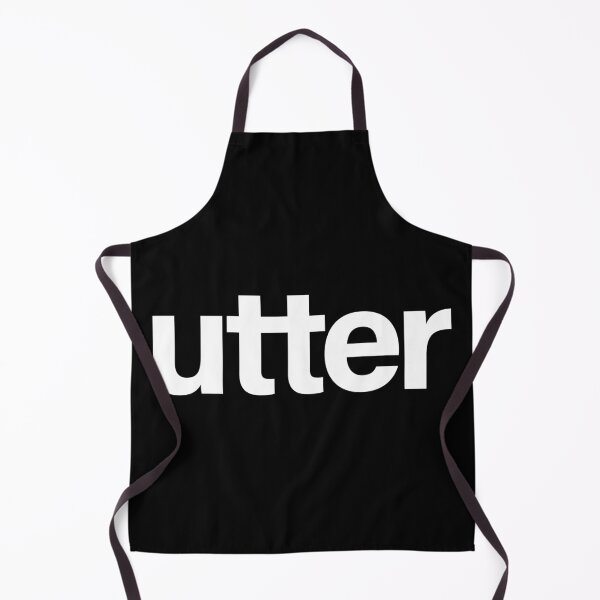 Item preview, UTTER Minimalist Typographic Bold Design designed and sold by Lifer Art and Design.