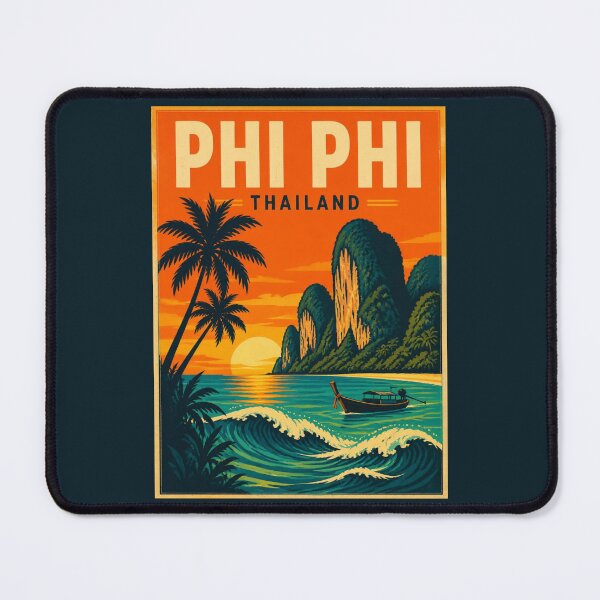 Item preview, Vintage Phi Phi - Thailand Poster designed and sold by GoodOldVintage.