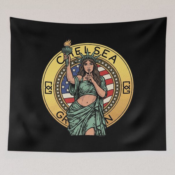 Item preview, Chelsea-Green-Liberty designed and sold by stiellarose.