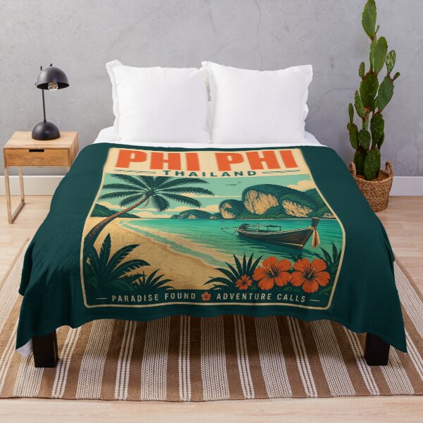 Item preview, Vintage Phi Phi - Thailand Poster designed and sold by GoodOldVintage.