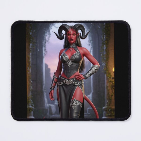 Item preview, Tiefling Lady Warlock designed and sold by Prestons Corner.