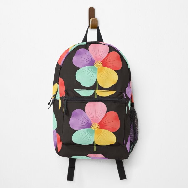 Item preview, Rainbow 5-Petal Flower — Colorful Floral Art designed and sold by Bondingbonding.