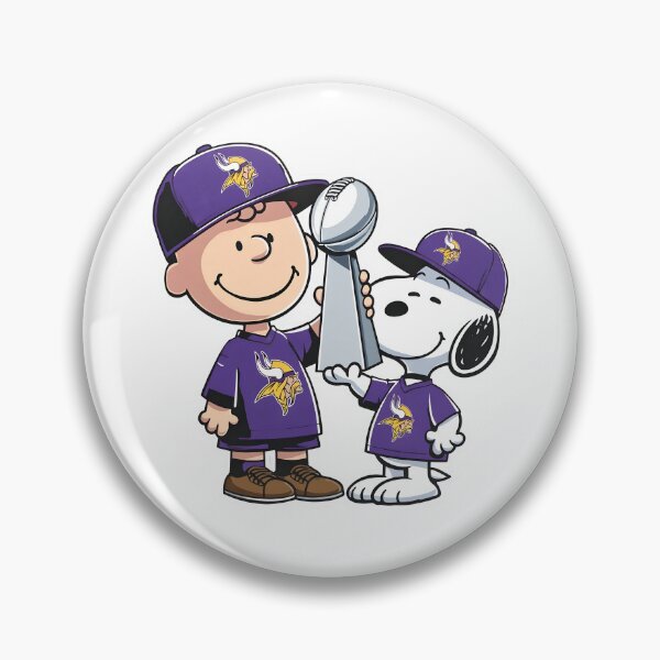 Item preview, Charlie Brown Snoopy Vikings Win designed and sold by NeonFurLab.