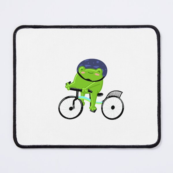 Item preview, Happy Frog Riding a Bicycle designed and sold by lilybaker3389.