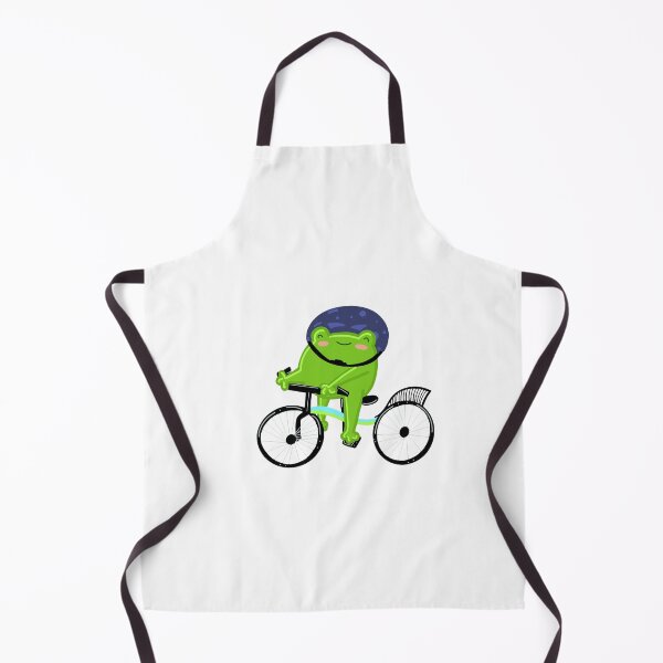 Item preview, Happy Frog Riding a Bicycle designed and sold by lilybaker3389.