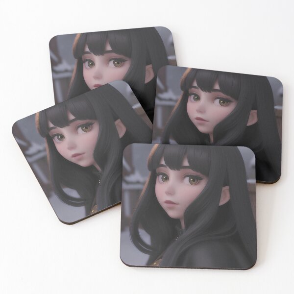 Aperçu de l'œuvre Mysterious Gothic Anime Girl créée et vendue par MoonGlyphSilence.