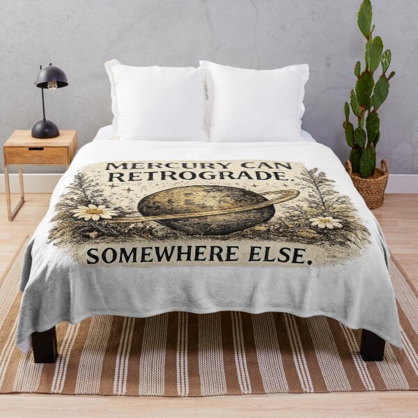Item preview, Mercury Can Retrograde Somewhere Else Funny Astrology Gift designed and sold by TheWildLanding.