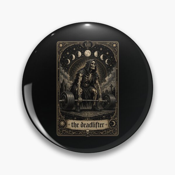 Item preview, XIII The Deadlifter Gothic Skeleton Weightlifting designed and sold by snowry.