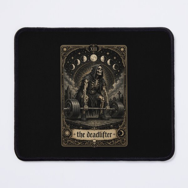 Item preview, XIII The Deadlifter Gothic Skeleton Weightlifting designed and sold by snowry.