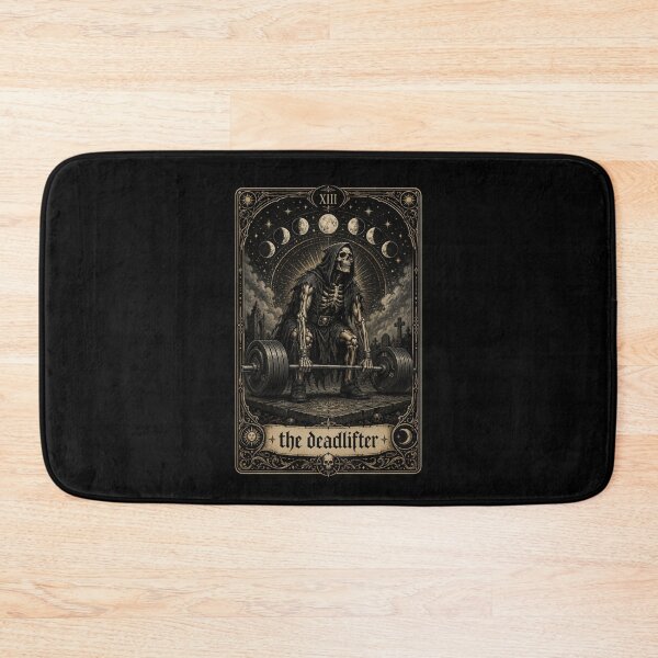 Item preview, XIII The Deadlifter Gothic Skeleton Weightlifting designed and sold by snowry.