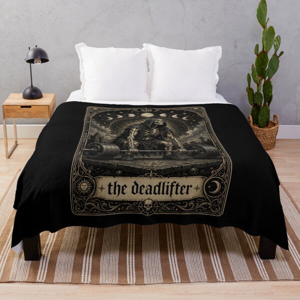 Item preview, XIII The Deadlifter Gothic Skeleton Weightlifting designed and sold by snowry.