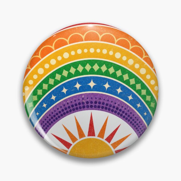 Item preview, Retro Rainbow designed and sold by Artnovalty.redbubble.com.