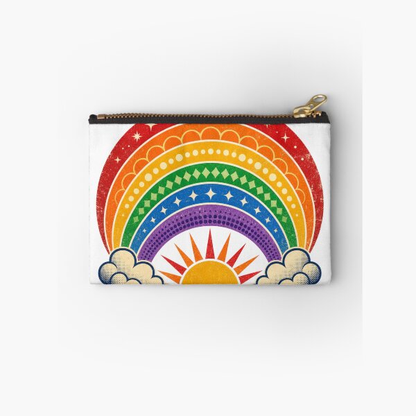 Item preview, Retro Rainbow designed and sold by Artnovalty.redbubble.com.