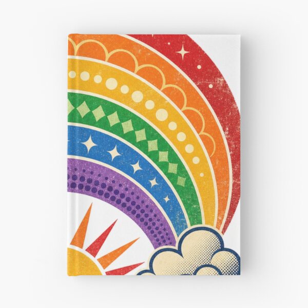 Item preview, Retro Rainbow designed and sold by Artnovalty.redbubble.com.
