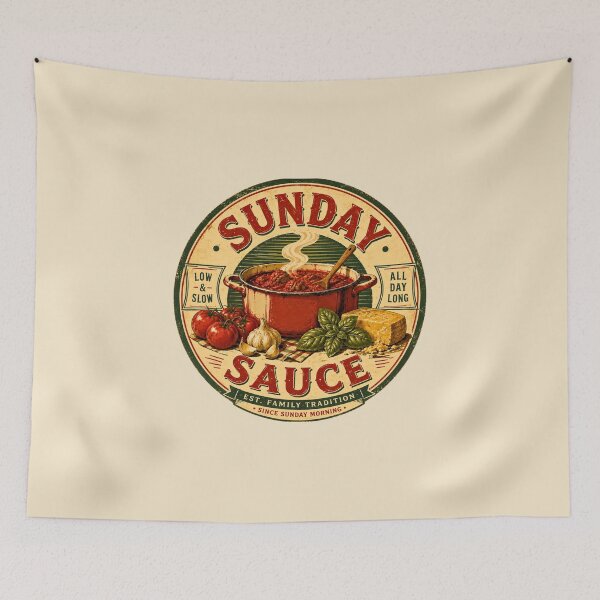 Item preview, Sunday Sauce Vintage Emblem  designed and sold by Apex & Anthem .