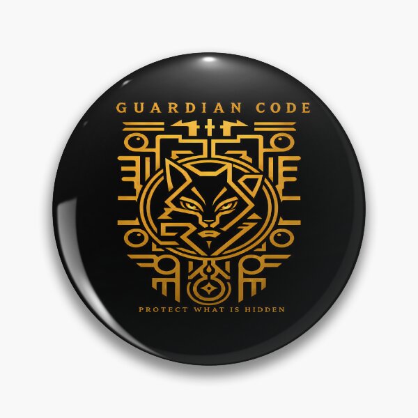 Item preview, Guardian Code Panther- Cyber Geometric  - Protect What Is Hidden Design designed and sold by TTdesigns123.