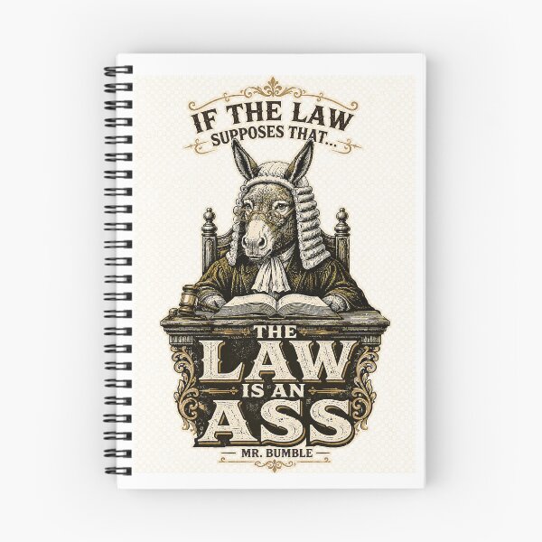 Item preview, The Law Is an Ass - Mr. Bumble's Verdict designed and sold by Past in Threads.
