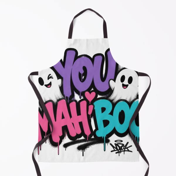 Item preview, Cute Halloween Ghosts Pun – Colorful Spray Paint Couples Art designed and sold by LavIsInTheAir.