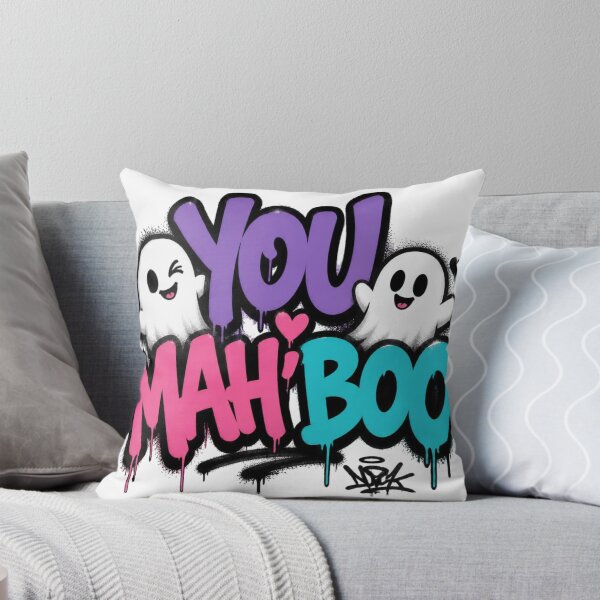 Item preview, Cute Halloween Ghosts Pun – Colorful Spray Paint Couples Art designed and sold by LavIsInTheAir.