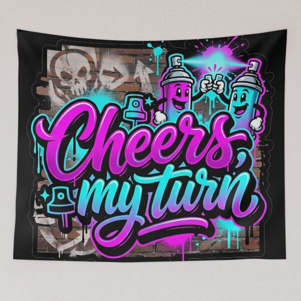 Item preview, Vibrant Urban Graffiti Street Art Cheers Celebration Vibe designed and sold by Pride Emblem Prints.
