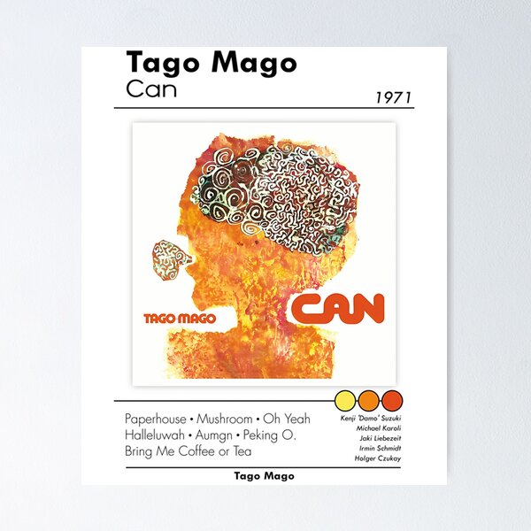 Item preview, Can Tago Mago Surreal Head designed and sold by MyronBogisich.