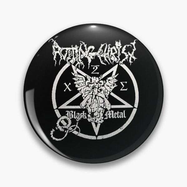 Item preview, Rotting Christ Black Metal Pentagram Emblem Poster designed and sold by BriaBode.