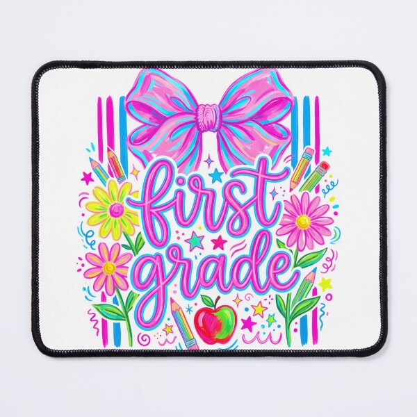 Item preview, First Grade Coquette Bow – Cute Preppy Back to School Design for Girls designed and sold by PalleteCreation.