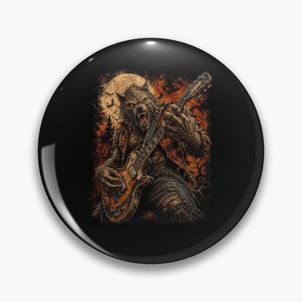 Item preview, Werewolf Rocker Electric Guitar Full Moon designed and sold by snowry.