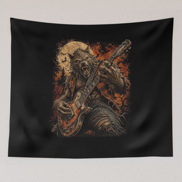 Item preview, Werewolf Rocker Electric Guitar Full Moon designed and sold by snowry.
