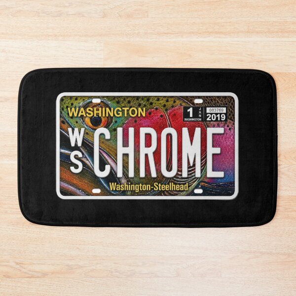 Item preview, Washington Steelhead License Plate Sticker | Fly Fishing Sticker for Anglers designed and sold by Swanny's Custom T-shirt and Gift Designs.
