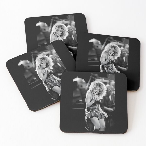 Item preview, Tina Turner Black White Live Singing Concert Poster designed and sold by AdolfoLemke.