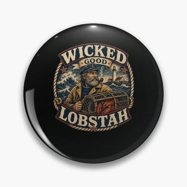 Item preview, Vintage Lobsterman Captain Nautical Ocean Art designed and sold by snowry.