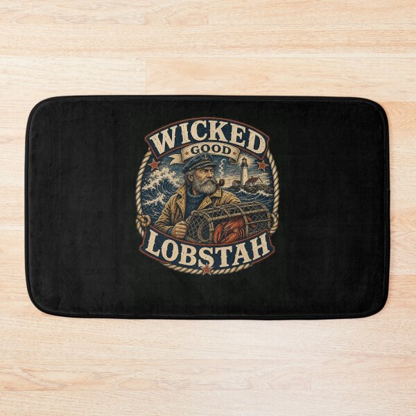 Item preview, Vintage Lobsterman Captain Nautical Ocean Art designed and sold by snowry.