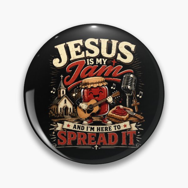 Item preview, Jesus Is My Jam And I'm Here To Spread It designed and sold by Obinne.