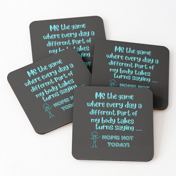 Item preview, MS The Game – Chronic Illness Humor Design designed and sold by TetelestaiWeave.