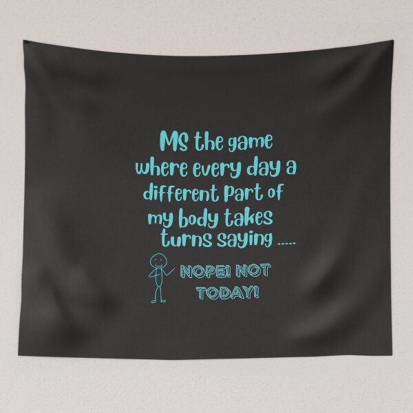 Item preview, MS The Game – Chronic Illness Humor Design designed and sold by TetelestaiWeave.