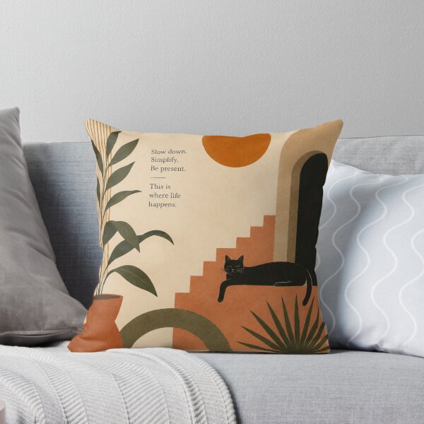 Item preview, Slow Down – Mid Century Modern Boho Wall Art designed and sold by Rooted & Co.